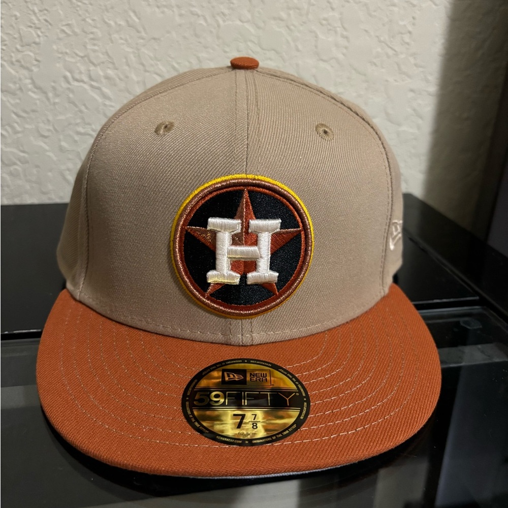 New Era 59Fiftey Houston Astros Fitted Cap 7 7/8